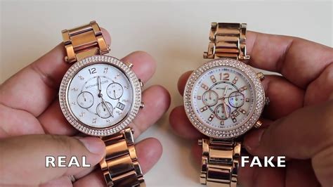 original michael kors watch vs fake|real mk watch.